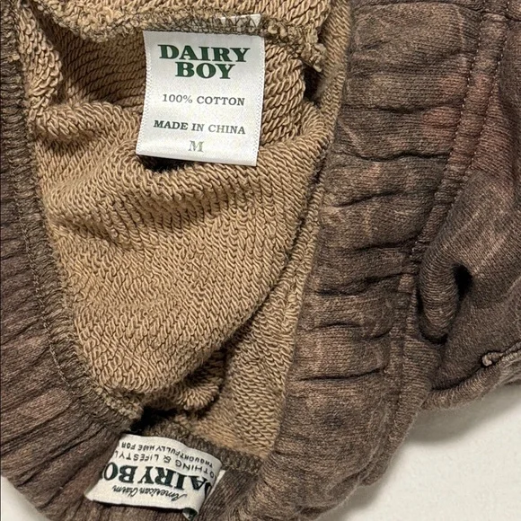 Dairy Boy River Camo Sweatpants Brown Original Limited Drop Hard to Find Medium - Picture 15 of 15